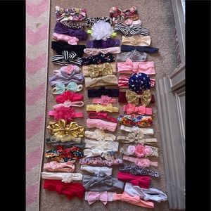 Baby bow lot